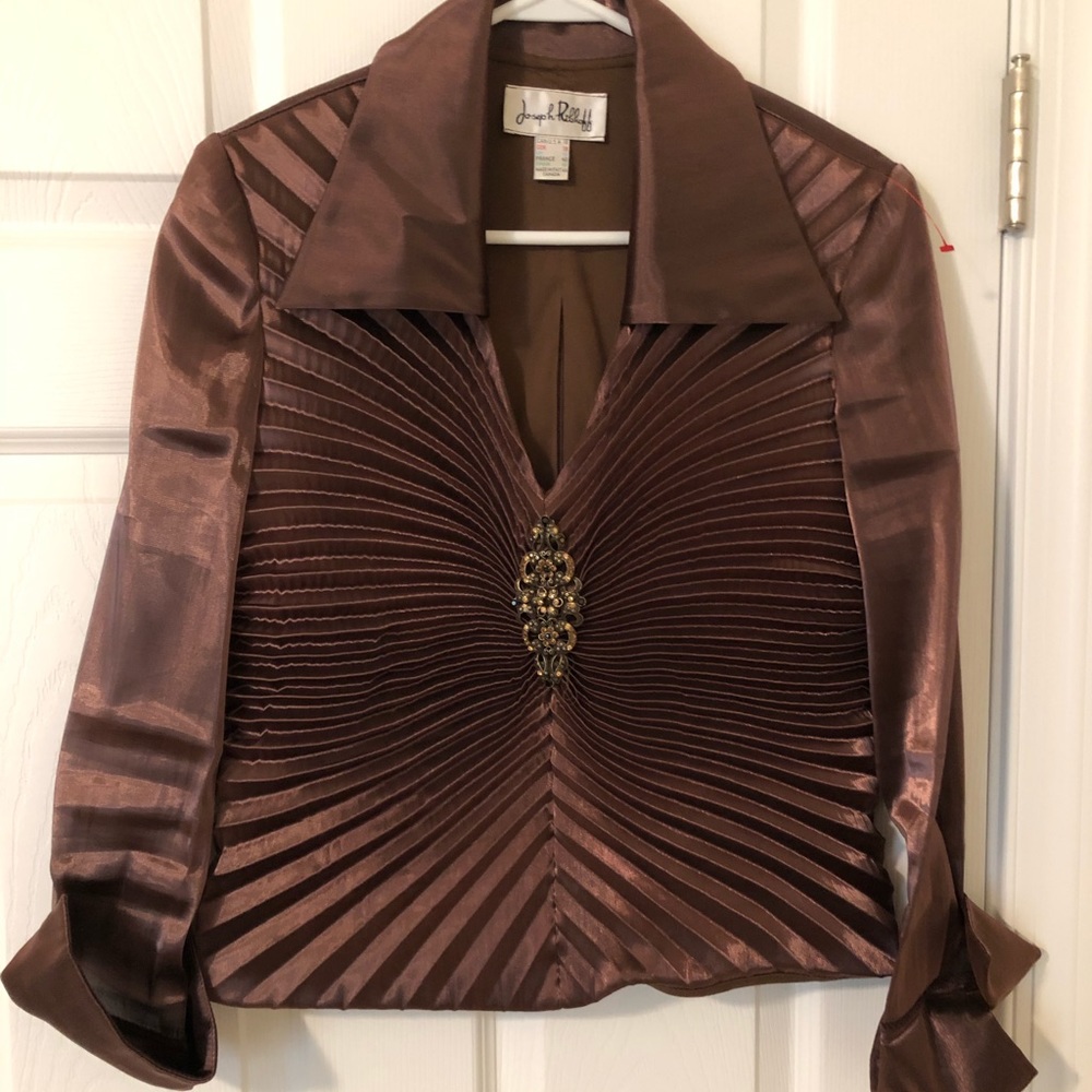 Embellished Joseph Ribkoff Blouse